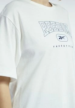 Reebok Classic Bonne Qualité T-shirt imprimé t-shirts et tops femme femme -Reebok Soldes Boutique 005b8a1819b84219b21236d425da78a6