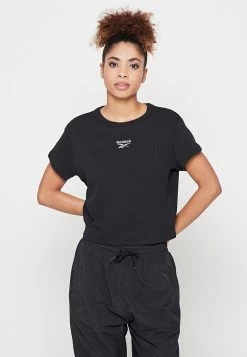 Prix Discount Reebok Classic CL WDE SL RIBBED TEE - T-shirt basique t-shirts et tops col rond femme