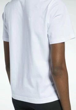 Reebok Classic CLASSIC SMALL LOGO CASUAL SHORT SLEEVE - T-shirt basique Prix Allégé t-shirts et tops col rond femme -Reebok Soldes Boutique 2a704fb207be45a6ad7d953b54a11c26