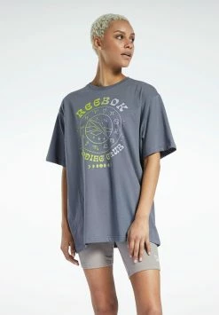 Faible Prix Reebok Classic CLASSICS CROPPED SUPERNATURAL GRAPHIC - T-shirt imprimé t-shirts et tops col rond femme