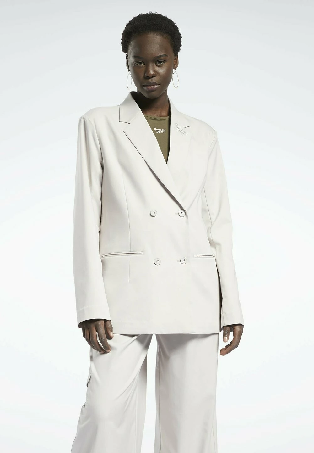 Qualité Excellente Reebok Classic Blazer vestes col revers femme 3 Qualité Excellente Reebok Classic Blazer vestes col revers femme