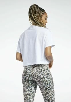 Rabais Reebok Classic T-shirt imprimé t-shirts et tops col rond femme -Reebok Soldes Boutique b37d588b30cc48f99d3bc0bc828450ff