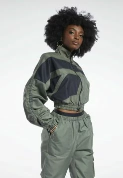 Reebok Classic Pas Cher Veste de survêtement vêtements col officier femme