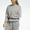 Réduction Reebok Classic NATURAL - Sweatshirt sweats & sweats à capuche col rond femme