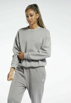 Réduction Reebok Classic NATURAL - Sweatshirt sweats & sweats à capuche col rond femme