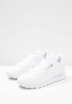 Promos Reebok Classic CLASSIC LEATHER CUSHIONING MIDSOLE SHOES - Baskets basses baskets & sneakers rond femme -Reebok Soldes Boutique e205373cbe1c41499ce880f583d03871